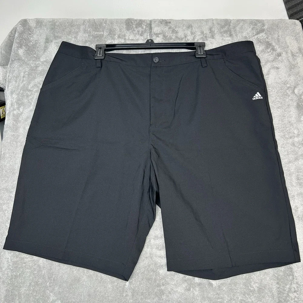 Adidas Golf Chino Shorts Color Black Stretch Shorts Men's‎ Size 42 10